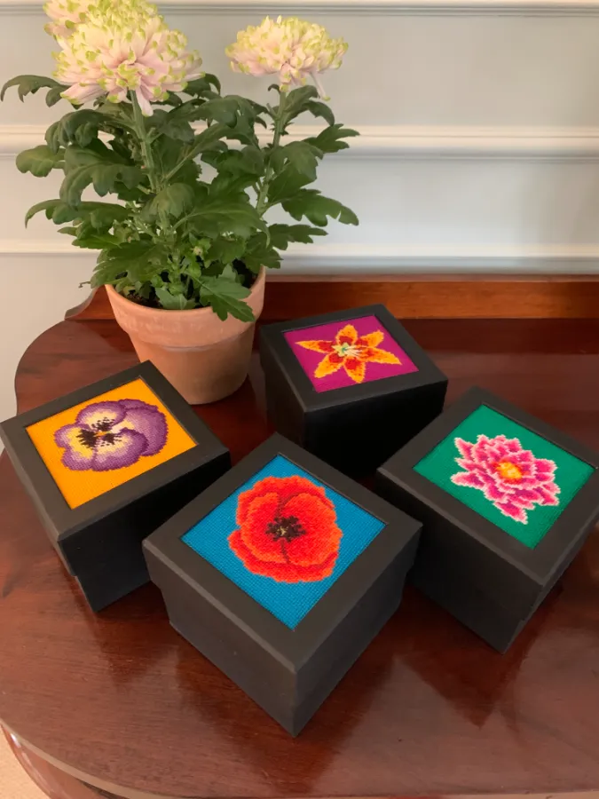 Flower Boxes Tapestry Kit from Appletons