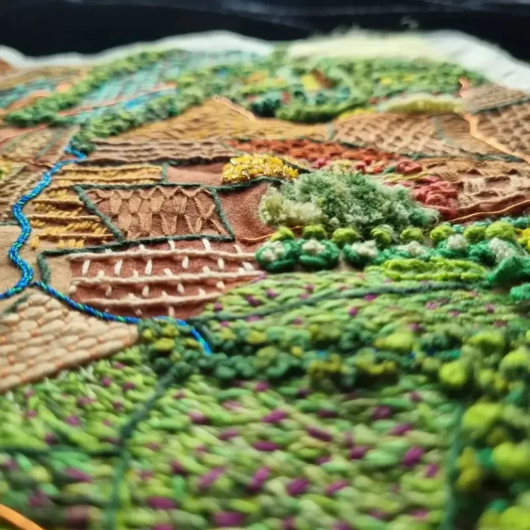 Hand Embroidery course work by Rhiannon Thomas - @rhianet