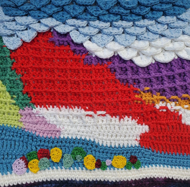 Crochet work by Stephanie Stafrach