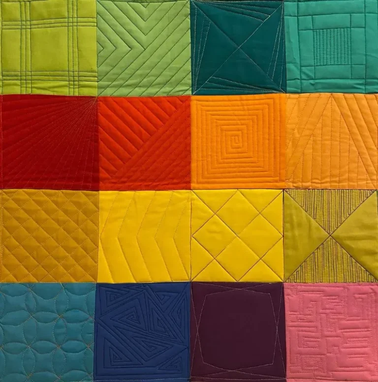 Patchwork and Quilting work by student Daniela McDonach