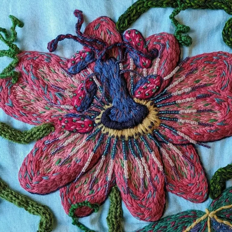 Hand Embroidery course work by Louise Kidd