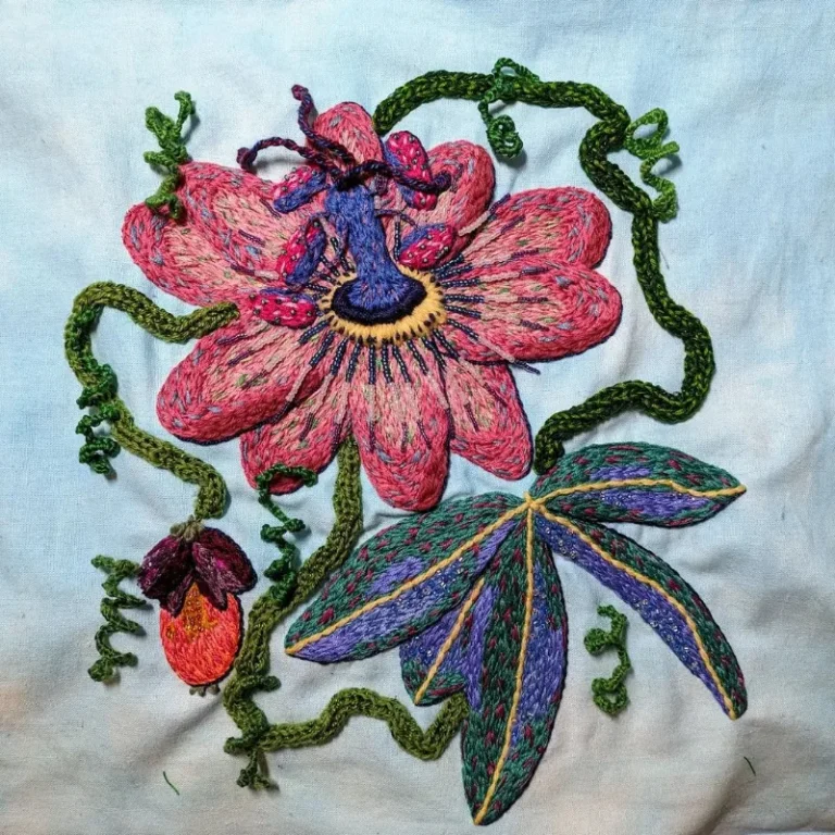 Hand Embroidery course work by Louise Kidd