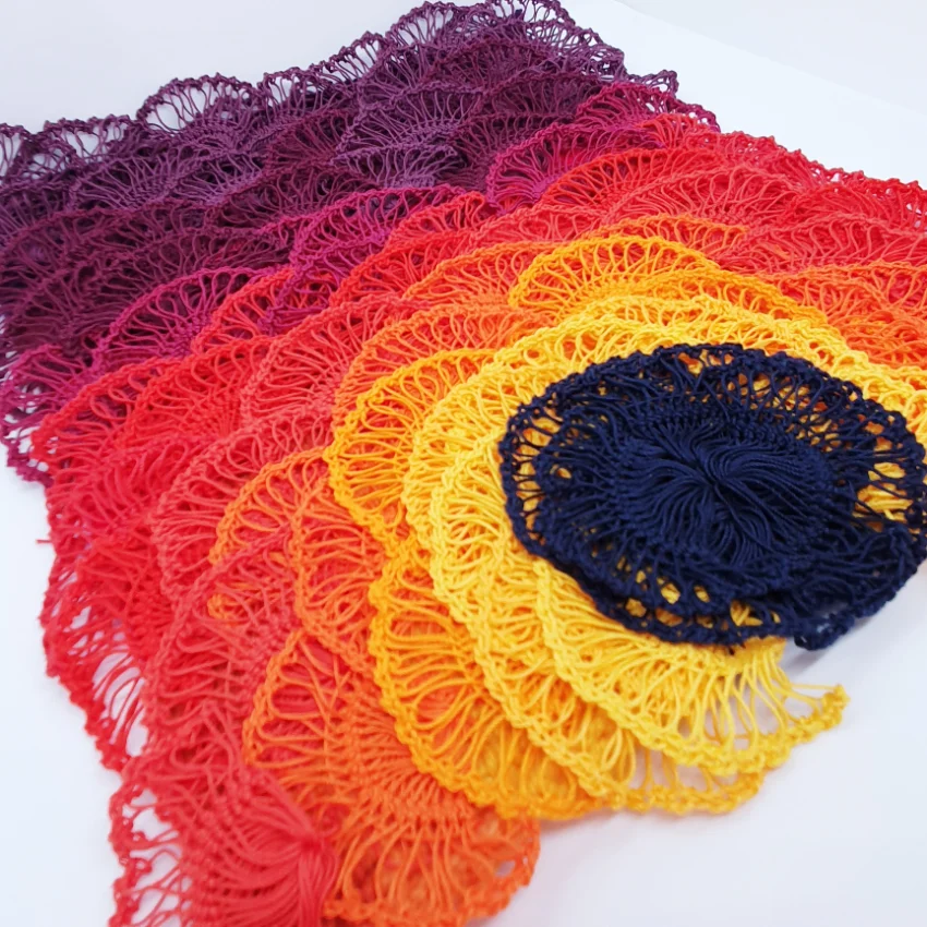 Crochet art work by Judy Sendrove