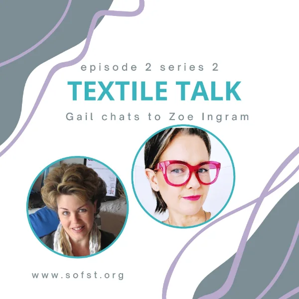 Textile Talk with Zoe Ingram podcast cover image