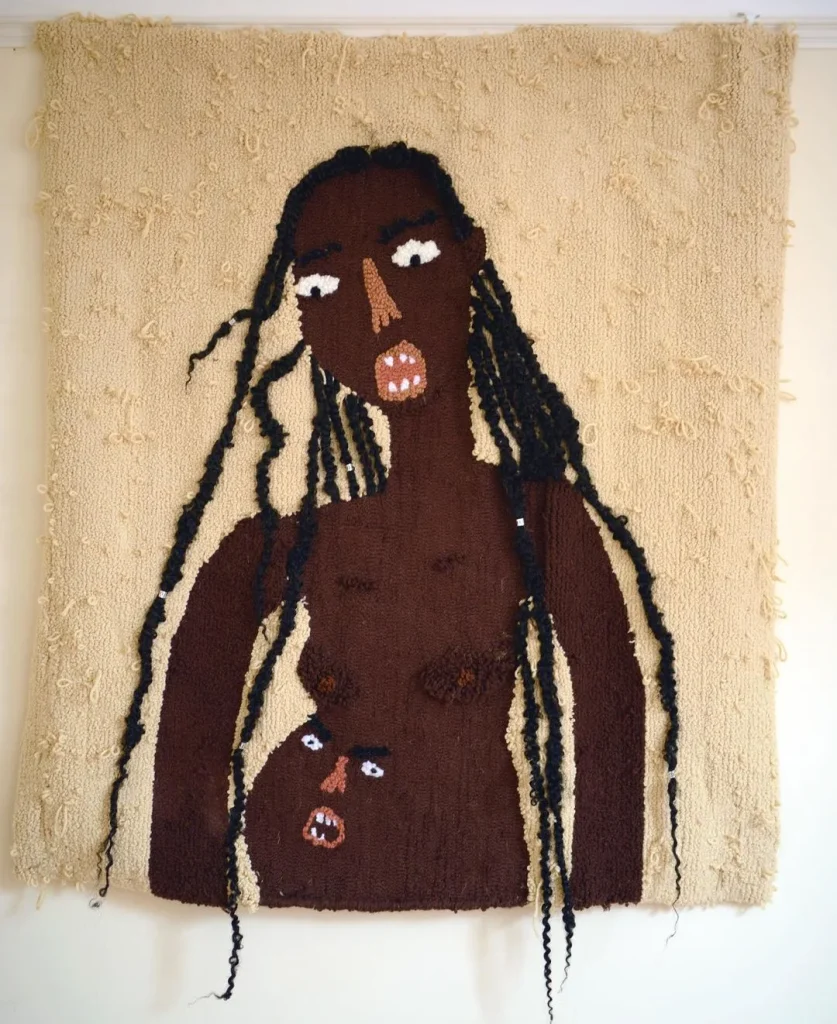 Textile artwork by Anya Paintsil from our Textile Artists Inspired by Women