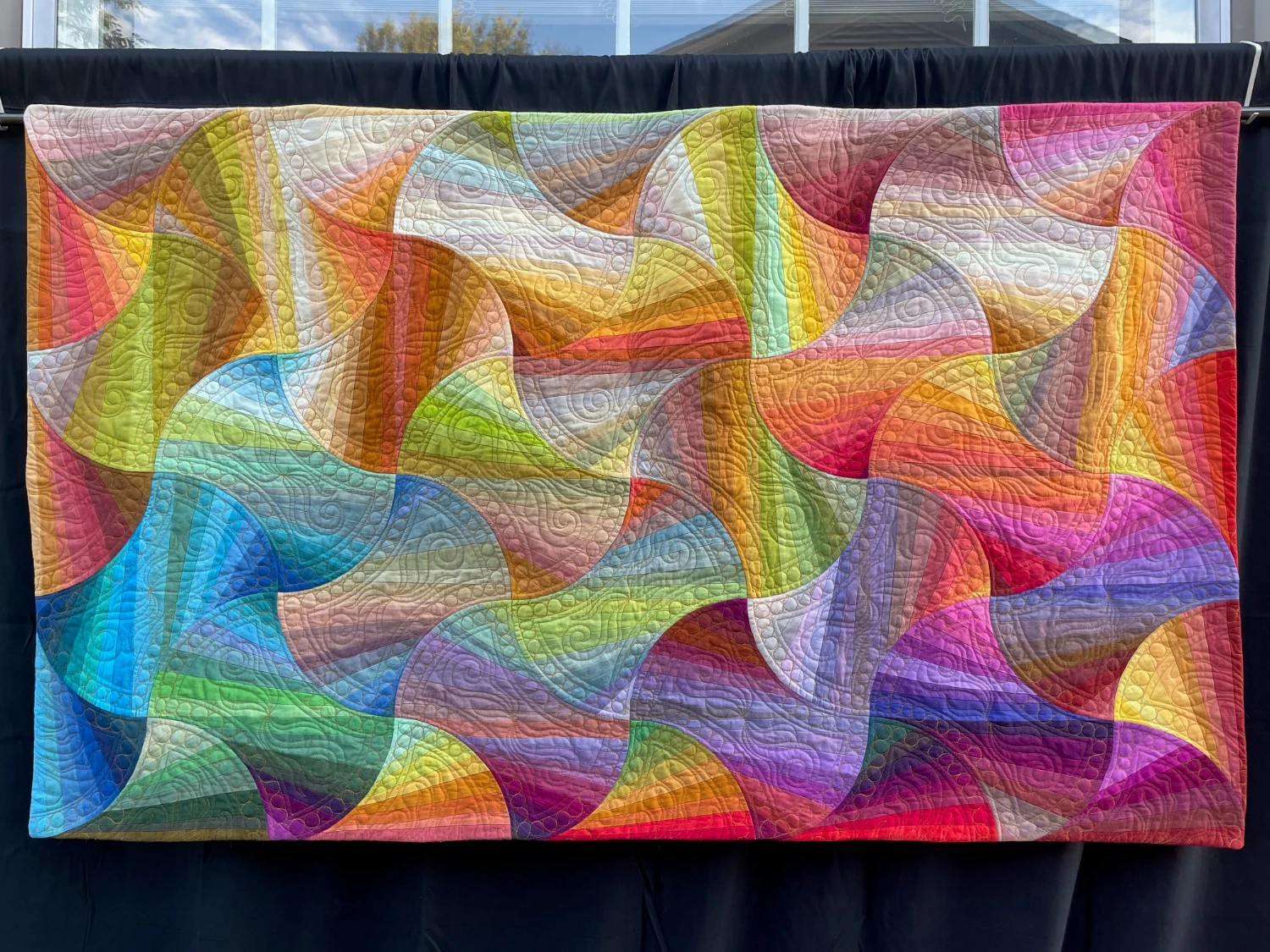 Core Value 2023 quilt by Elaine Wick Poplin