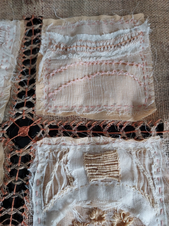 Pushing the creative boundaries, hand embroidery work by Victoria Vinten