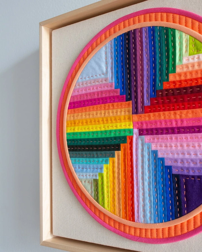 Creative abstract Patchwork and Quilting by Emily van Hoff