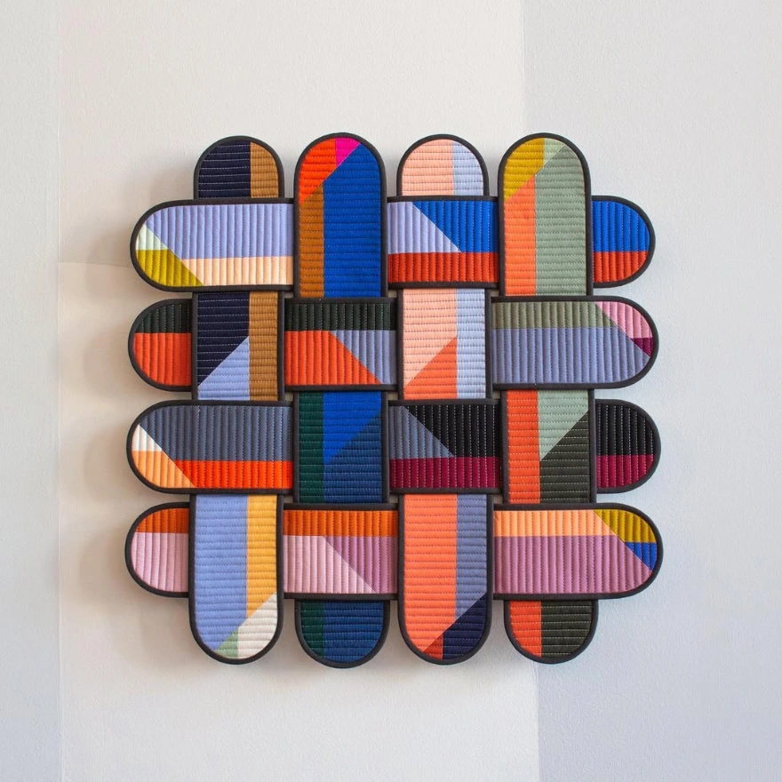 Creative abstract Patchwork and Quilting by Emily van Hoff
