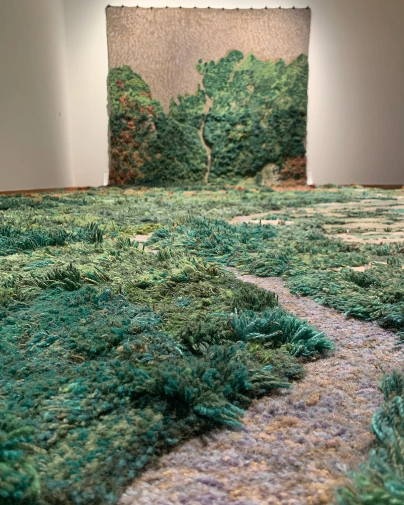 Yean art large scale rugs by Alexandra Kehayoglou