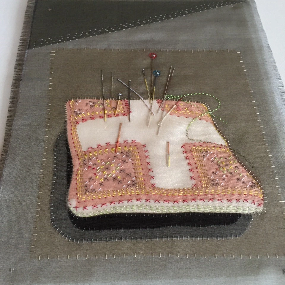 Emily Jo Gibbs celebrates the value of making through her pincushion