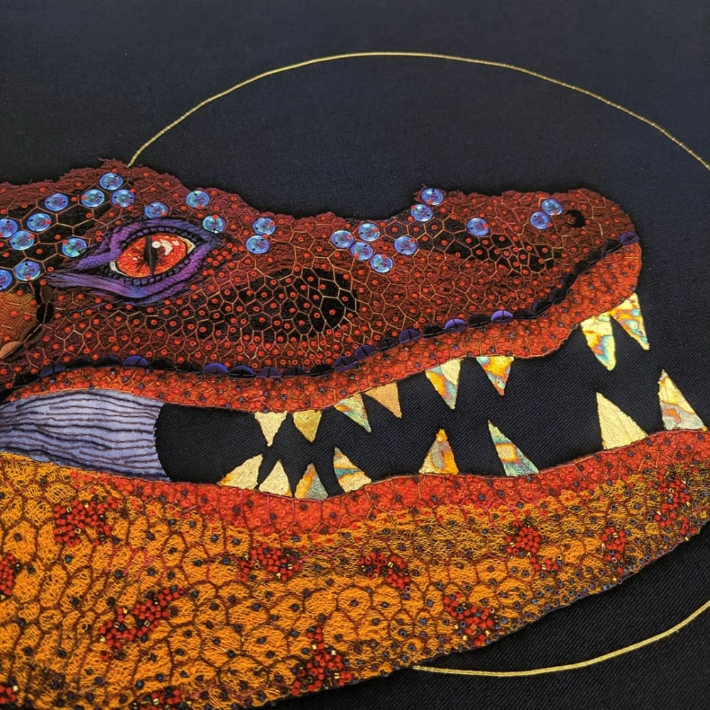 Textile Art by Activist and artist Kate Tume