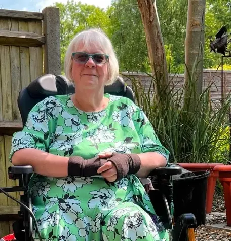 Lorraine Duff, Hand Embroidery graduate who has developed confidence and creativity