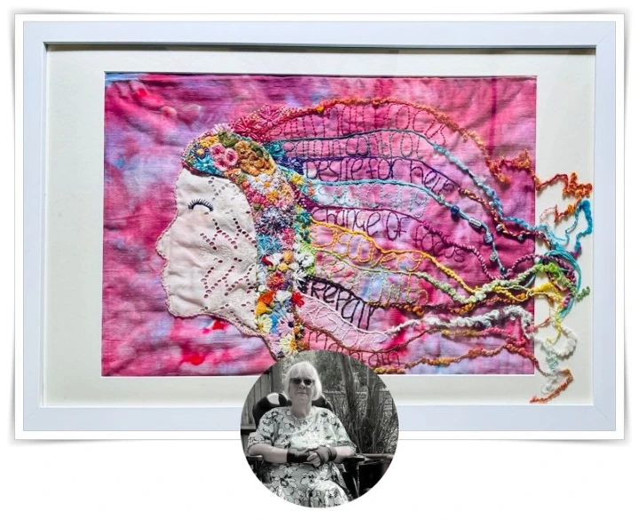 Hand Embroidery graduate, Lorraine Duff