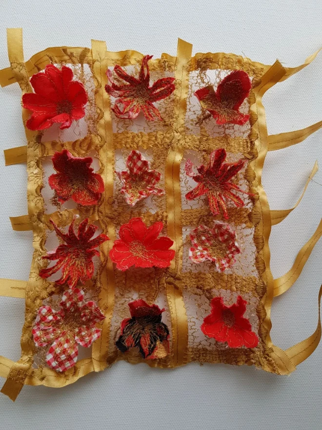 Machine Embroidery work by Susanna de Beer