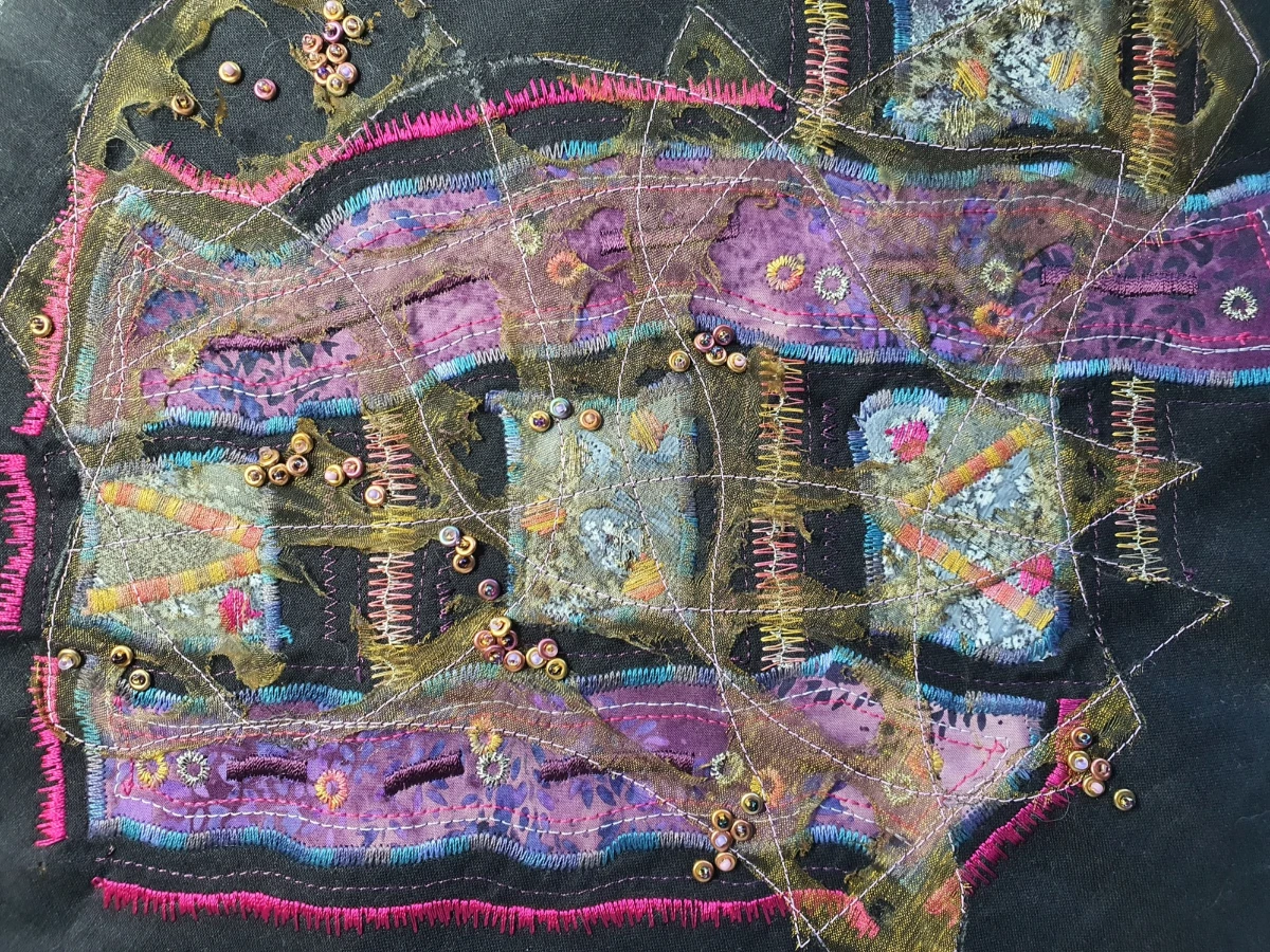 From unfished ideas to confident making, machine embroidery graduate shares her stitch journey