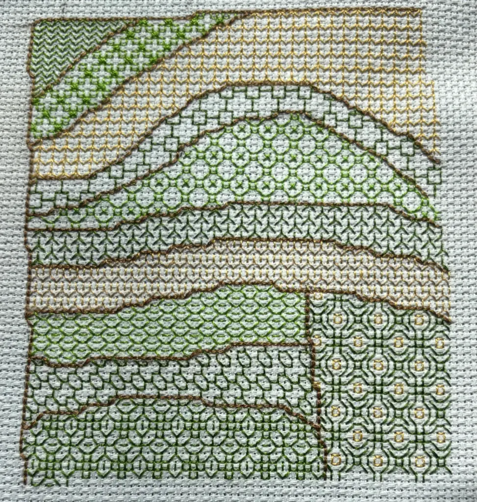 Finding my voice in thread, Brooke Booth explains how our hand embroidery course has shaped her confidence