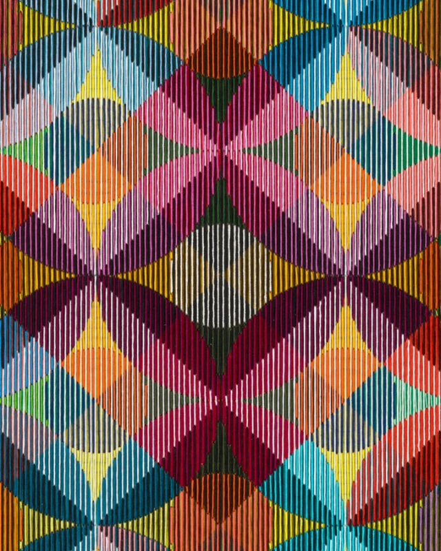 Innovative woven artwork by Tia Keoboundpheng