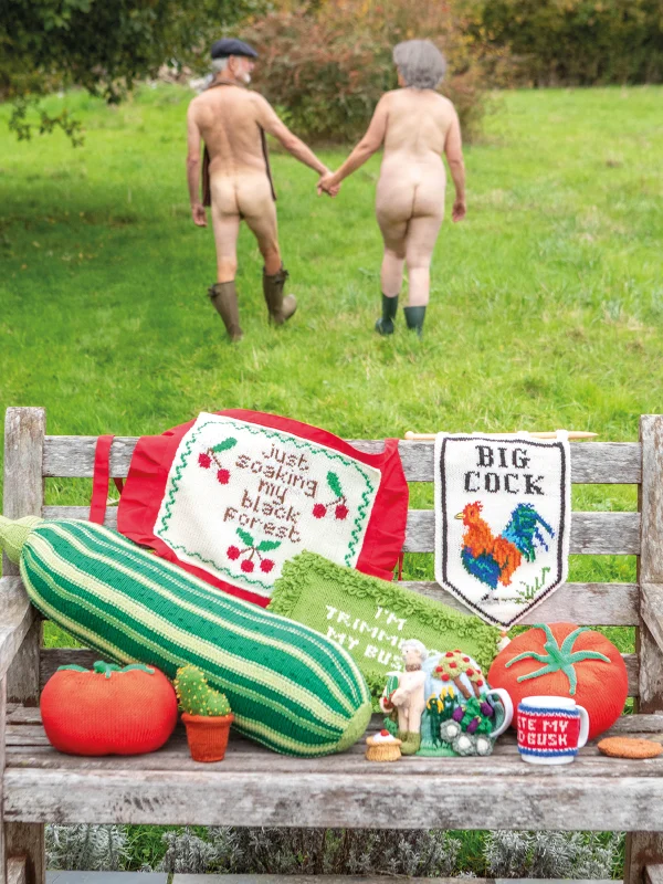 Nudinits and knitted puns by Sarah Simi