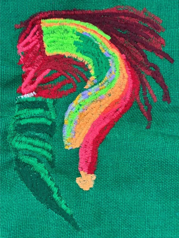 Machine Embroidery work by Claire Frampton