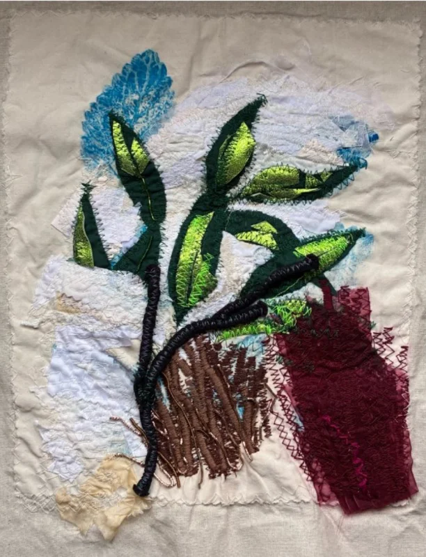 Machine Embroidery work by Claire Frampton