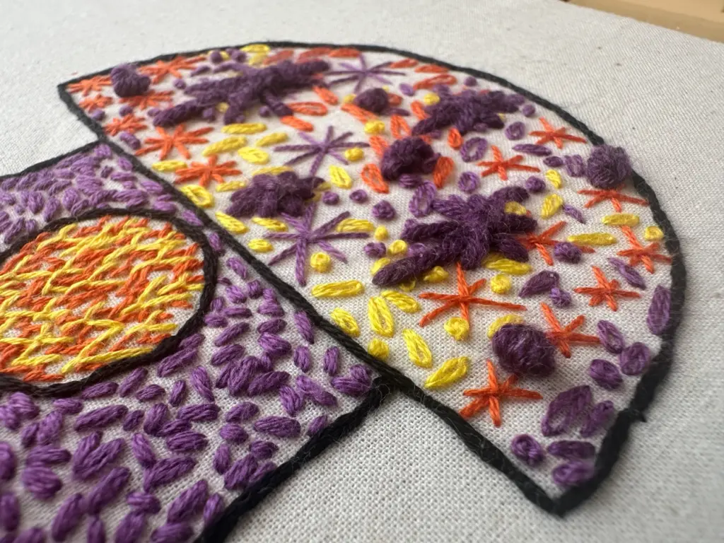 “I Needed Structure to Challenge Myself” A Graduate Story by hand embroidery grad, Gillian Richardson