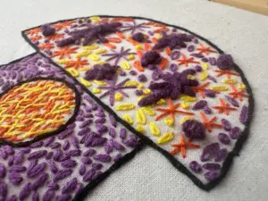 “I Needed Structure to Challenge Myself” A Graduate Story by hand embroidery grad, Gillian Richardson