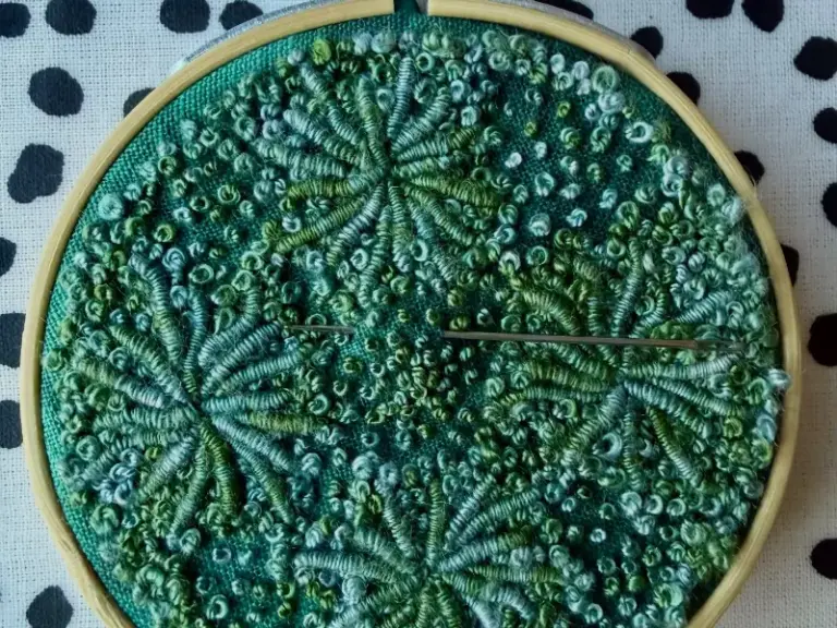 Master practitioner course work by embroidery student, Emma Morris