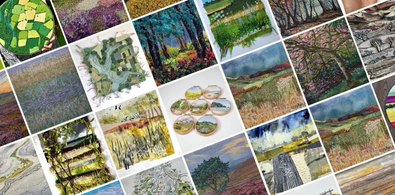 SST Explore 10 inspirational textile artists inspired by landscapes that you HAVE to follow