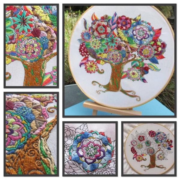 Emily Goate Hand Embroidery by Emily Goate. Work submitted to School of Stitched Textiles Bursary application.