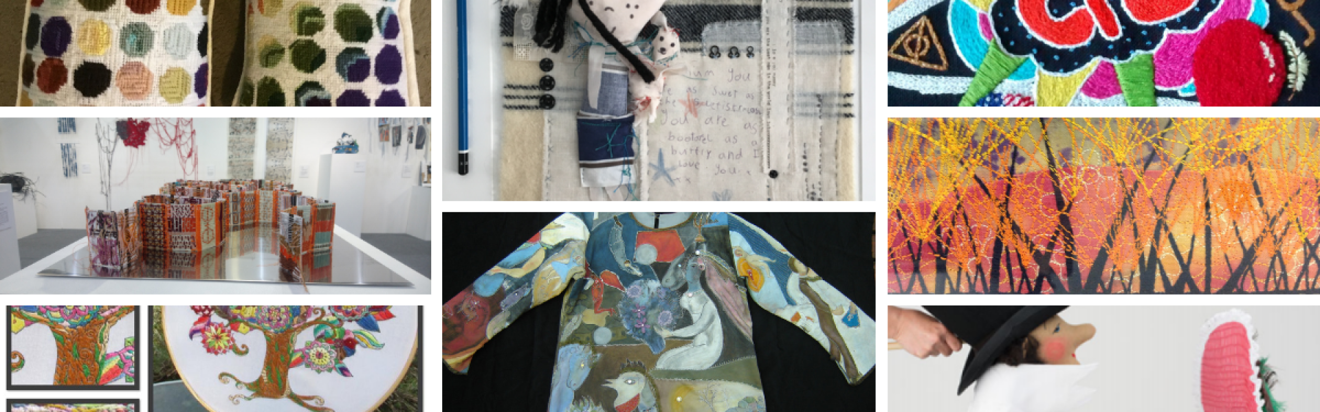 Finalists of the October 2018 Creative Bursary Scheme at School of Stitched Textiles