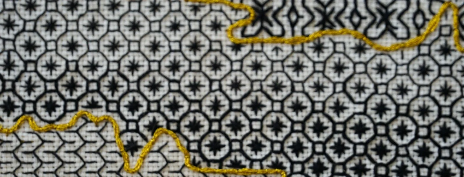 Laurel Roberts talks about how our Hand Embroidery Course helped her find calm through creativity