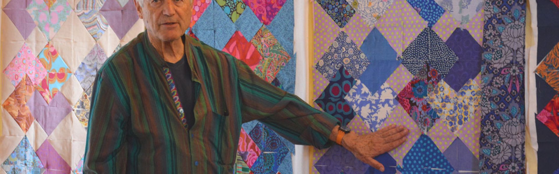 Kaffe Fassett talk to the School of Stitched Textiles about 'Creating in Colour'