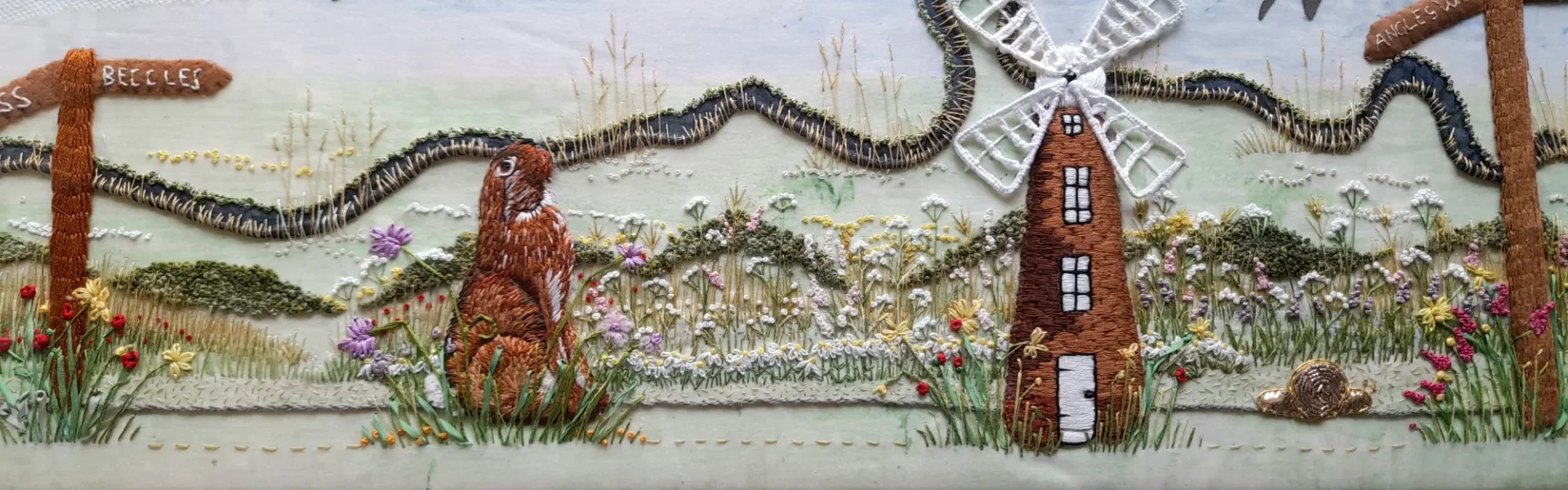 Final assessment piece by Hand Embroidery graduate Teresa Miller explains how she has learnt different way to generate design ideas.